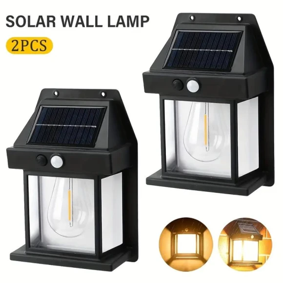 Solar Wall Lights with Motion Sensor, WIN-WIN