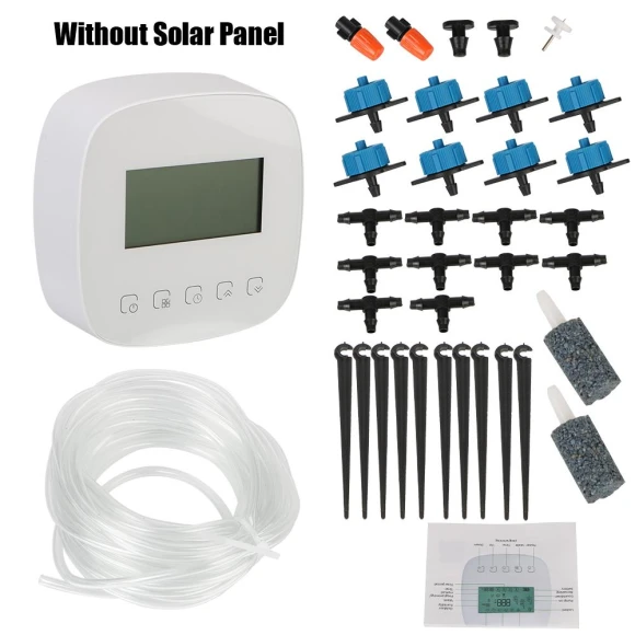 WiFi Smart Drip Irrigation Controller with Solar Panel — Irrigation System, Sole Street