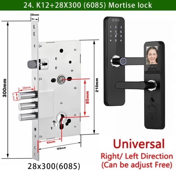 Electronic Lock with 3D Face Recognition — Smart Home Security, RAYKUBE