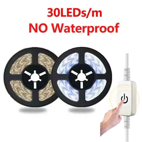 Flexible LED Strip with Hand Wave Sensor and Touch Switch — LED Strip Lights, COOKING-MALL