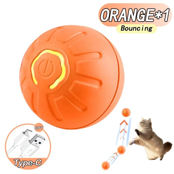 Interactive Jumping Ball for Cats — Robot Pet, JUN JUN