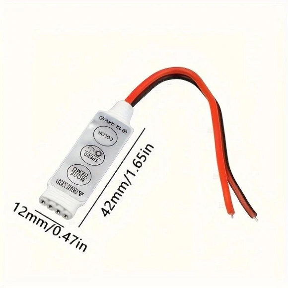 Mini LED RGB Controller Dimmer, Mode Closet