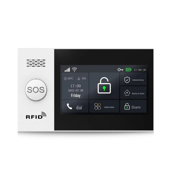 Alarm System with Touchscreen — Security Monitoring, Tuya