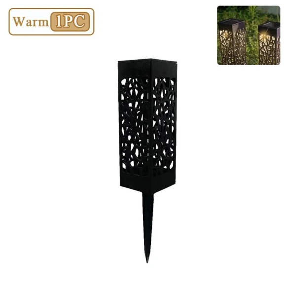 Outdoor Solar Lights with Hollow Pattern, World Auto Parts