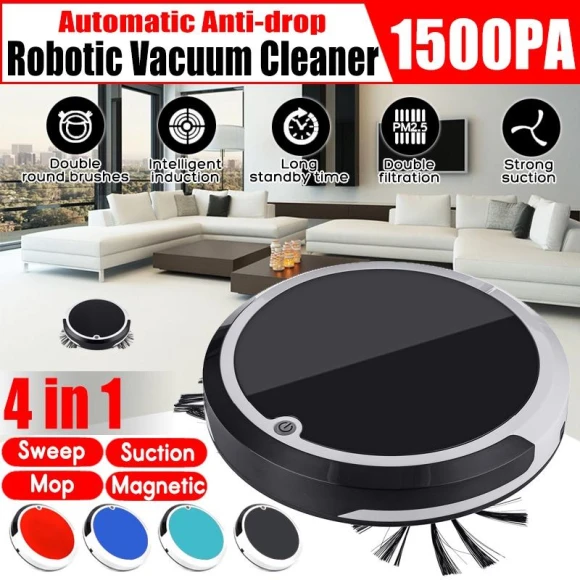Rechargeable Smart Robot Vacuum Cleaner, Decor Dream