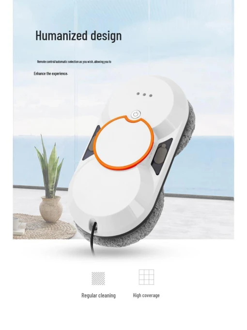 Smart Automatic Window Washing Robot with Dual Spray — Window Cleaning Robot, ToolCraft