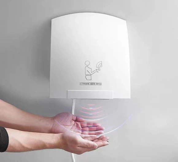 Smart Induction Wall-Mounted Hand Dryer, HomeHarmony