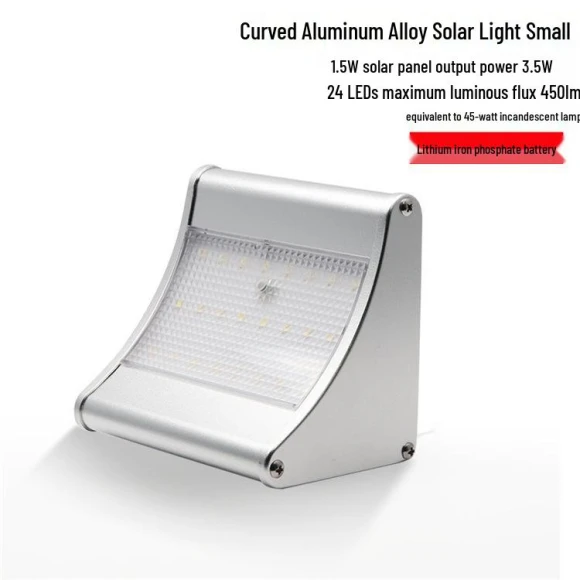 Solar LED Radar Motion Sensor Outdoor Wall Light, HomeHarmony