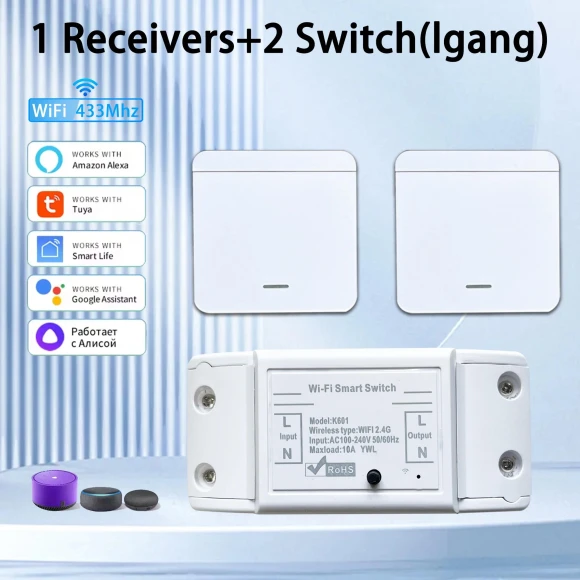 Universal WiFi Wall Switch — Smart Switch, BSUMWELL
