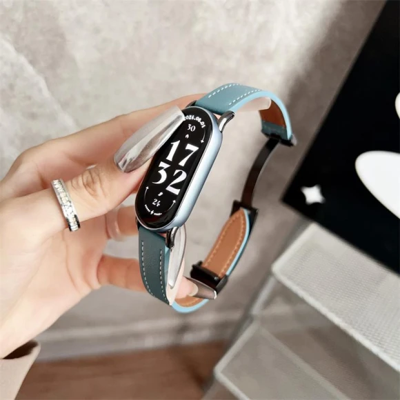 Leather Watch Strap — Fitness Tracker, Xiaomi