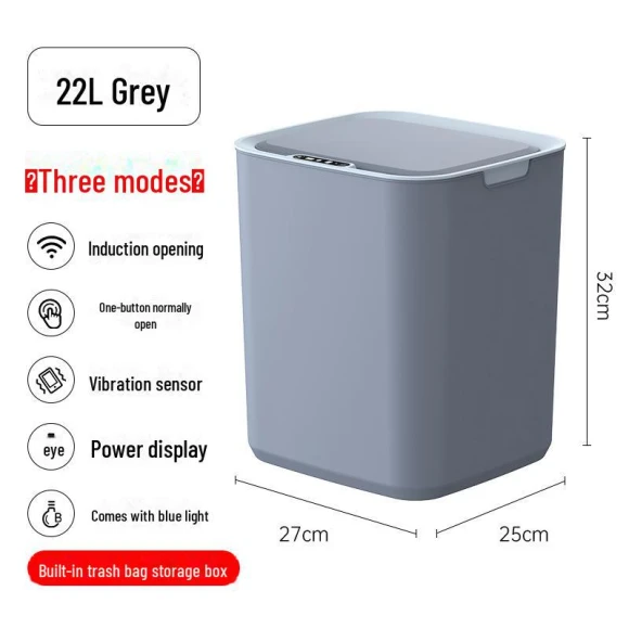 Smart Automatic Induction Trash Can with Lid — Smart Trash Can