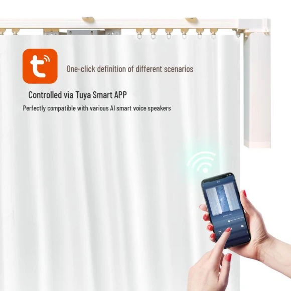 Smart Wi-Fi Motor for Curtains, GadgetGrip