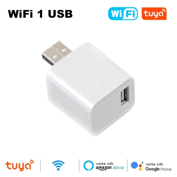 Smart WiFi Zigbee Switch with USB Adapter, Tuya