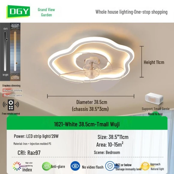 Smart Ceiling Fan Light, ElectroCN