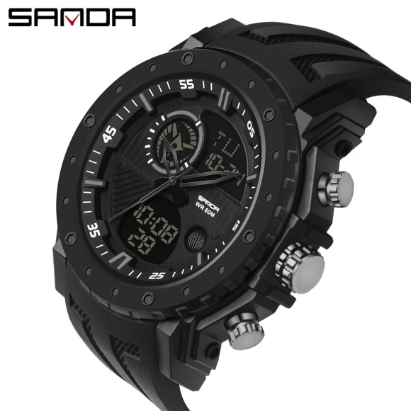 Smart Multifunctional Glow Electronic Watch — Smart Watch, SANDA