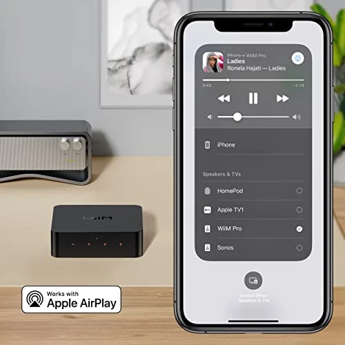 AirPlay 2 and Google Cast Audio Receiver — Smart Speaker, WiiM