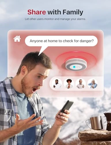 Smart Smoke and Carbon Monoxide Detector with Voice Location, X-Sense