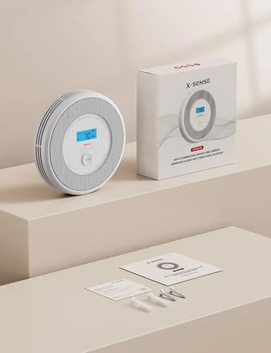 Smart Smoke and Carbon Monoxide Detector with Voice Location, X-Sense