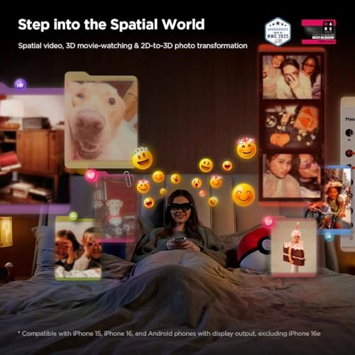 AR/XR Glasses with 201-inch Display, RayNeo