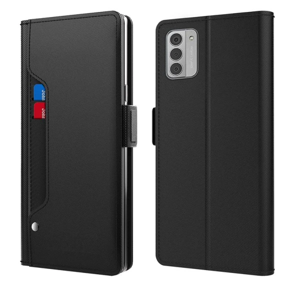 Built-in Mirror PU Leather Phone Case with Card Holder — Smartwatch Protectors, Smartwatch 2025