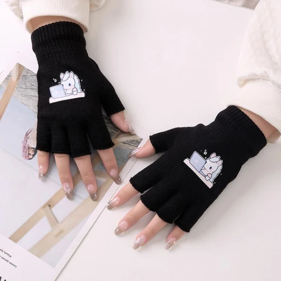 Fingerless Wool Gloves — Heated Gloves, StrideBox