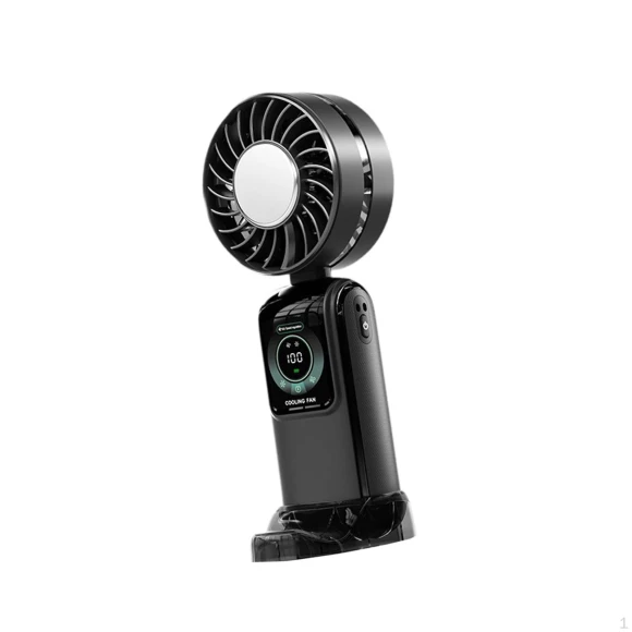 Adjustable Speed Silent Desk Fan with LED Display, Quality Life