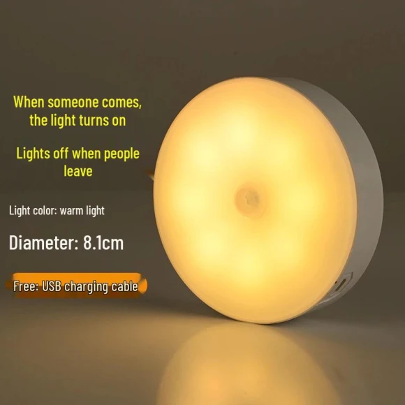 Rechargeable Smart LED Night Light with Motion Sensor, Value Vault