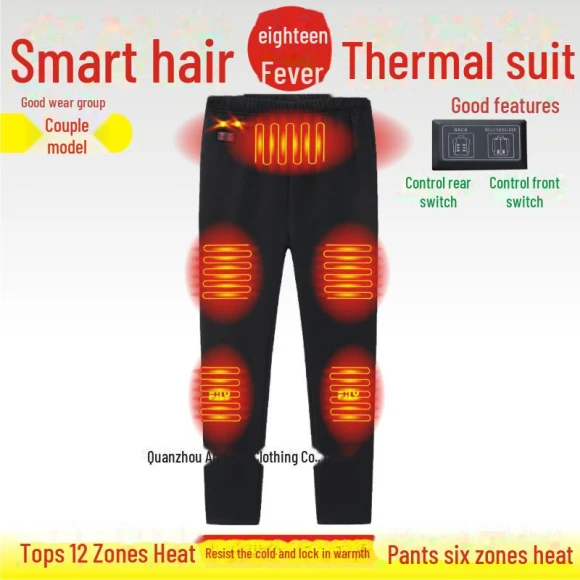 Smart Winter Suit with Electric Heating — Heated Jacket, Need Underwear