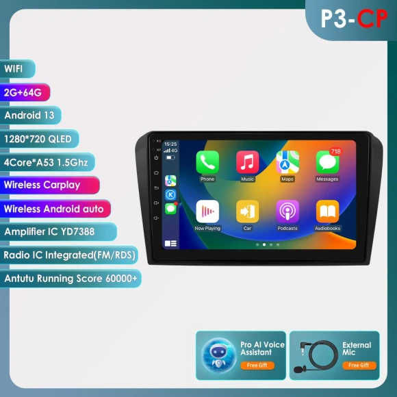 Android Car Stereo with Navigation and Bose Speakers — Car Infotainment System, Hizpo