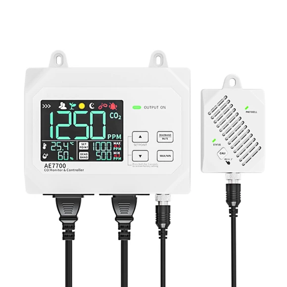 CO2 Monitor and Controller — Air Quality Monitor, TOMTOP JMS