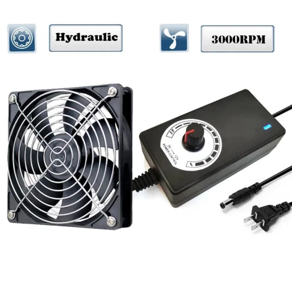 Cooling Fan with Speed Controller, Mellow Home