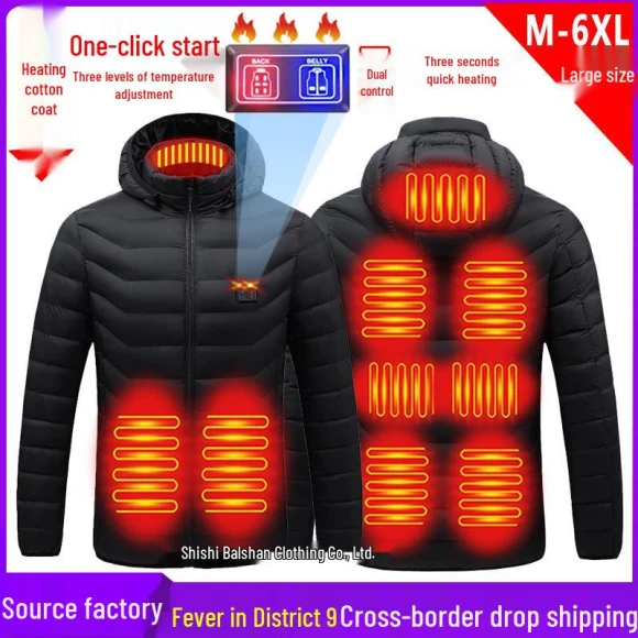 Heated Cotton Jacket — Heated Jacket, UrbanEdge