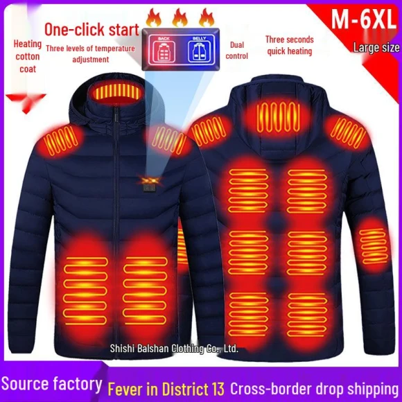 Smart Cotton Heated Jacket — Heated Jacket, UrbanEdge