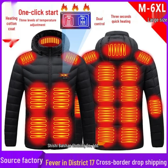 Smart Cotton Jacket with Heating — Heated Jacket, UrbanEdge