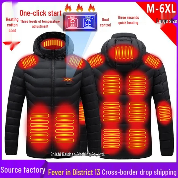 Smart Cotton Jacket with Heating — Heated Jacket, UrbanEdge