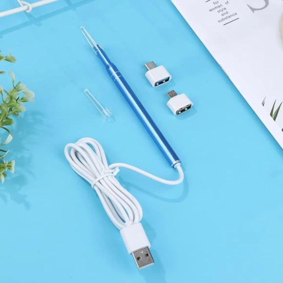 Wi-Fi Otoscope with Visual Ear Camera — Electric Ear Cleaner, Crushta