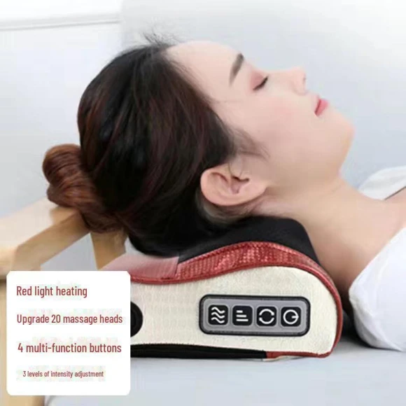Multi-Zone Massage Pillow — Massage Gun, VividTrove
