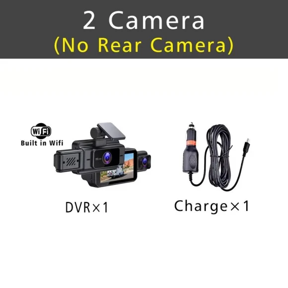 2/3 Channel Car Dash Cam with Rear Camera — Dash Cam, LIAESMART