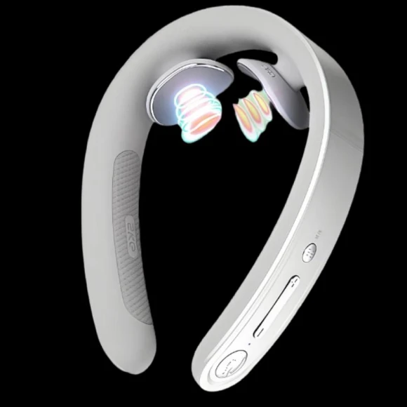 Smart Pulse Neck Massager with Heat — Massage Gun, SKG