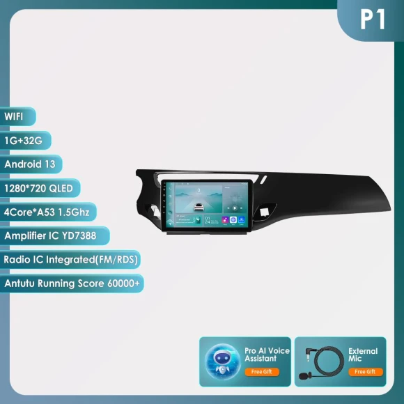 Android Car Radio Multimedia Video Player GPS Navigation Head Unit — Car Infotainment System, Hizpo