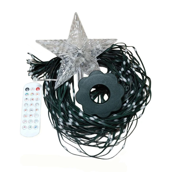 Bluetooth Christmas Tree Garland with App Control — LED Strip Lights, Eason