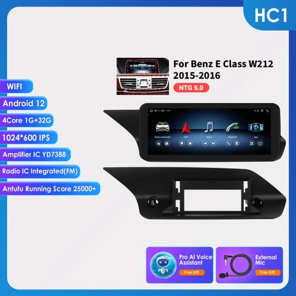 Octa Core Double Din Car Radio with CarPlay and Android Auto — Car Infotainment System, Hizpo