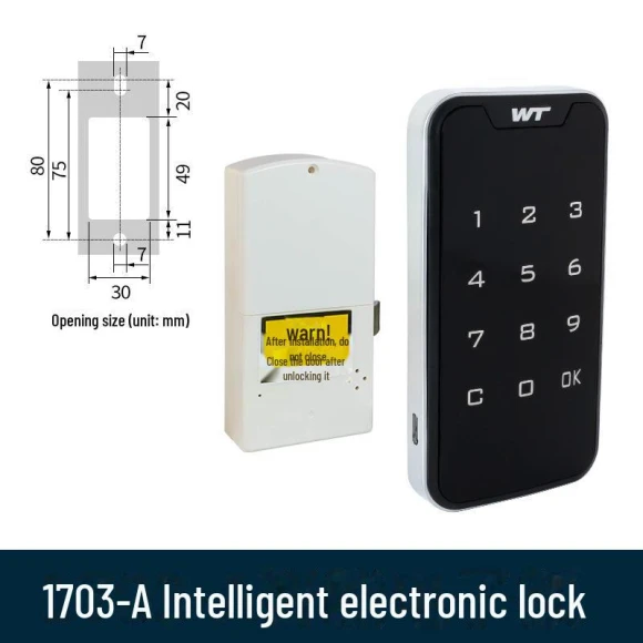 Smart Electronic Touch Lock with Fingerprint — Smart Lock, VantaGoods