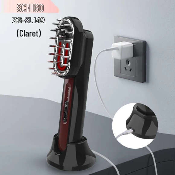 Smart Scalp & Face Massager with Light Therapy, Chigo