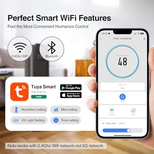 Smart Humidifier Large Room Bedroom Home — Humidifier, Honovos