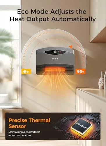 Smart Wall Heater with WiFi and Remote Control, GiveBest