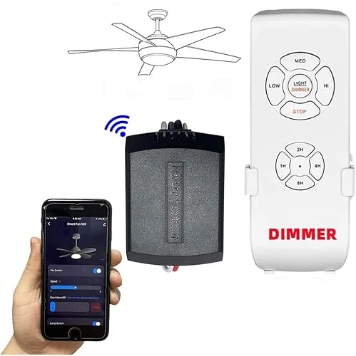 Smart Wi-Fi Ceiling Fan Remote Control Kit, 53T