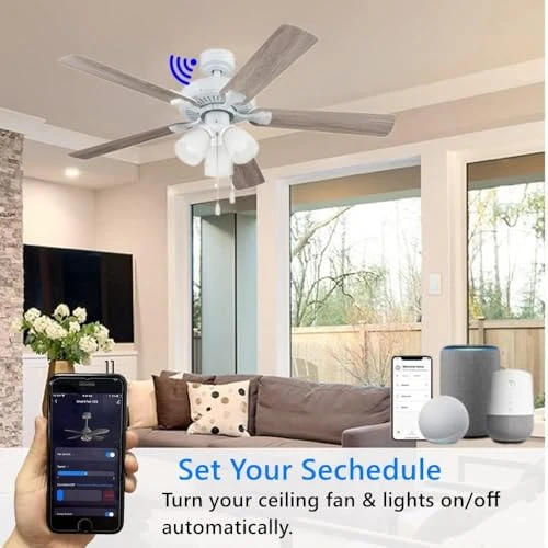 Smart Wi-Fi Ceiling Fan Remote Control Kit, 53T