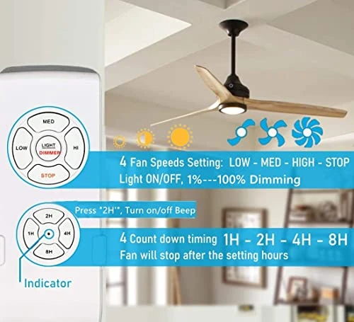 Smart Wi-Fi Ceiling Fan Remote Control Kit, 53T