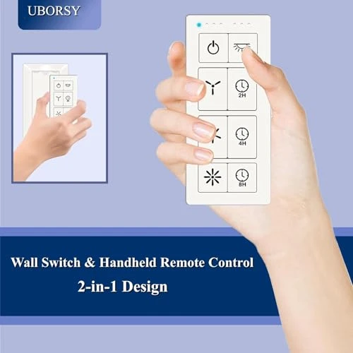 Universal Ceiling Fan Remote Control Kit, UBORSY